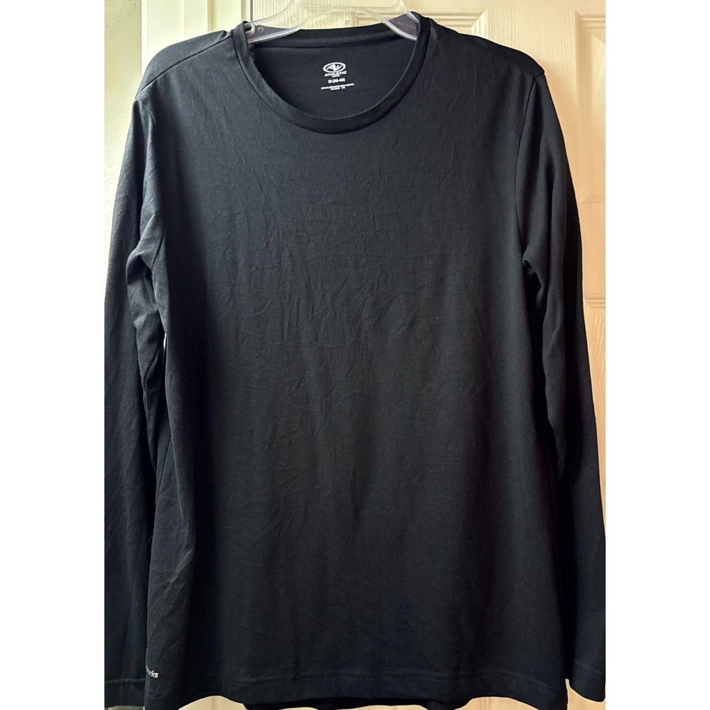 Athletic Long Sleeve Medium Black Shirt